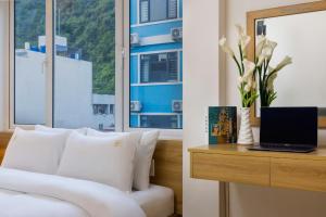 Posezení v ubytování Cat Ba Hong Kong Cozy Stay