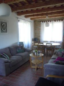Posezení v ubytování casa Bel Posto