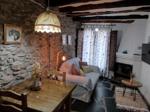 Χώρος καθιστικού στο La Casa del Charquillo