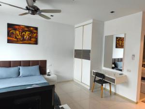 Posezení v ubytování The Gallery Condo