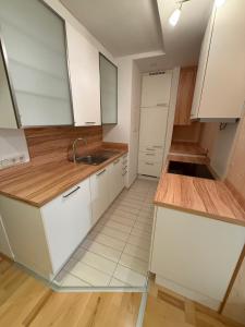 Kuchyň nebo kuchyňský kout v ubytování Ferienwohnung Seebach + 11 fotografií