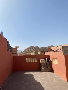 a view from the roof of a building at maison de bonheur in Tafraoute