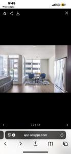 a view of a kitchen and a living room at Janna hospitality in San Diego