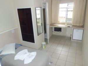 Koupelna v ubytování Hotel Palacio