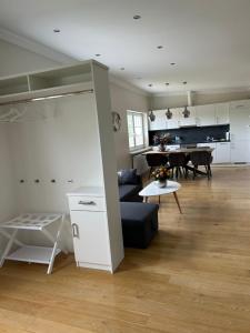Гостиная зона в Ferienwohnung Wiesenblick - Dorfidylle zwischen Hamburg und Lübeck