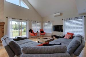 Et opholdsområde på Au Bord du St-Maurice navigable river spa and ski