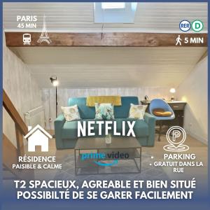 ภาพในคลังภาพของ LES OISEAUX - WIFI Fibre - PARKING - PROCHE RER D ในคอร์เบล-เอซองส์