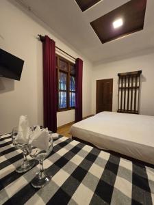 Postel nebo postele na pokoji v ubytování Rio Hotel Habarana