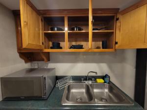 Η κουζίνα ή μικρή κουζίνα στο loft 2 blocks from the cathedral