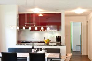 Kuchyň nebo kuchyňský kout v ubytování Pollux Family Apartment
