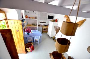 A kitchen or kitchenette at Lindos Esel Suites