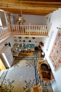 A seating area at Lindos Esel Suites