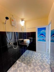 Koupelna v ubytování Kohmook Coco Hills Resort