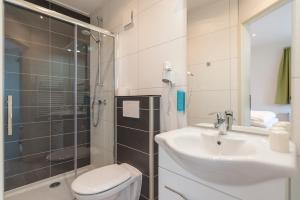 Koupelna v ubytování Hotel Königslinie