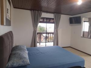 Postel nebo postele na pokoji v ubytování Studio Duplex Praia do Porto