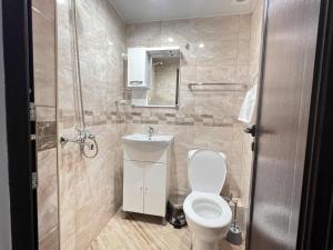 コテルにあるКъща за гости Чифликъ 2のトイレと洗面台付きのバスルーム +26枚の写真