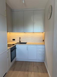 Η κουζίνα ή μικρή κουζίνα στο Apartament Puck Holliday