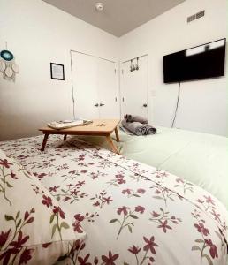 Postel nebo postele na pokoji v ubytování Apartment close to Art museum center city