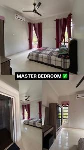 Katil atau katil-katil dalam bilik di Dneesya homestay