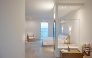 Giường trong phòng chung tại Trame Suites