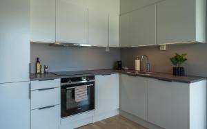 Η κουζίνα ή μικρή κουζίνα στο North Estate Elvegata - stunning view