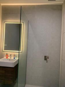 Ένα μπάνιο στο Spacious 1-Bedroom Apartment +2 φωτογραφίες