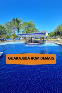 Πισίνα στο ή κοντά στο TÉRREO, NASCENTE, VENTILADO COM VISTA DA LAGOA Guarajuba Paraíso das Águas Perto de tudo