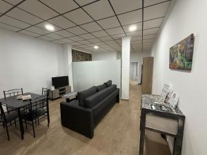 Un televizor și/sau centru de divertisment la Loft Arturo de Austria