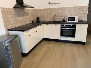 Η κουζίνα ή μικρή κουζίνα στο Appartement de la Chapelle +4 φωτογραφίες
