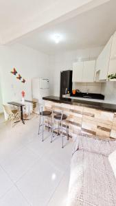 Η κουζίνα ή μικρή κουζίνα στο Apartamento, Morro de São Paulo, Aconchego e Praia
