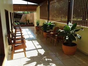 Balkoni atau teres di Pousada Paraiso