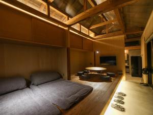 Posezení v ubytování 星と水の宿 瀬底島