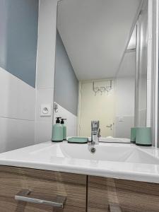 Phòng tắm tại Jardin calme à 30min de Lyon +21 ảnh