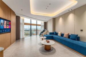 Ruang duduk di Alice International Hotel