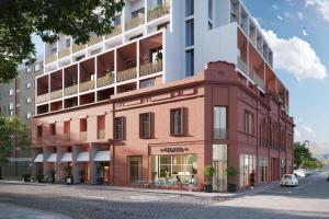 Το κτήριο όπου στεγάζεται  το ξενοδοχείο διαμερισμάτων