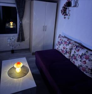 Ruang duduk di Georgeous lux apartment