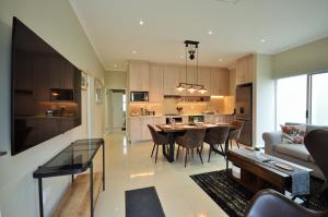 Nhà bếp/bếp nhỏ tại Montblanc Cottage