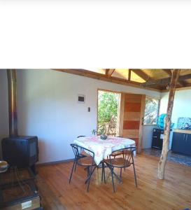 埃尔卡内洛oso montaña Cabaña cajón del Maipo的相册照片