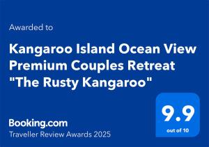 a screenshot of the kangaroo island island ocean view premium cougars retreat at The Rusty Kangaroo Hideaway - Ocean-View - Full Booking Service, Ferry, Experiences, Tour Option in Penneshaw