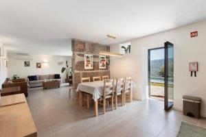 Posezení v ubytování Casa Do Alago