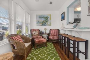 Posezení v ubytování Leaning Palms