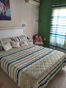 Giường trong phòng chung tại La Cautiva