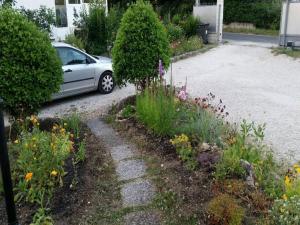 Zahrada ubytování Chambres D'hôtes du Plessis