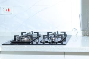 Kuchyň nebo kuchyňský kout v ubytování Alba Garden + 1 fotografie