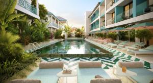 an image of a swimming pool at a hotel at Hotel Indigo Turks & Caicos Grace Bay by IHG in The Bight Settlements