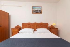 Ένα ή περισσότερα κρεβάτια σε δωμάτιο στο Lorenzo in Klanice (Haus 1 für 5 Personen)