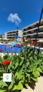 Bazén v ubytování Flat Malia Beach 005A nebo v jeho okolí