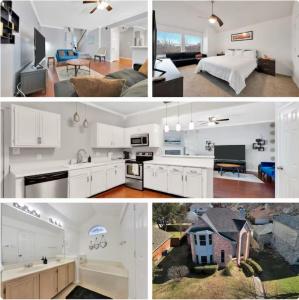 Køkken eller tekøkken på Frisco Castle 3BR, Garage Parking, Gated Backyard