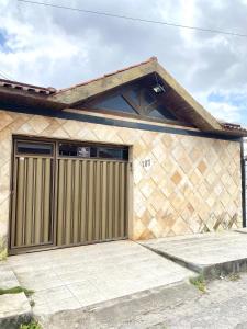 Bygningen som feriehuset ligger i