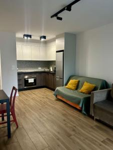 Η κουζίνα ή μικρή κουζίνα στο Apartament Targowa